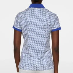 J.Lindeberg Ladies Tour Tech Print Golf Polo Shirt