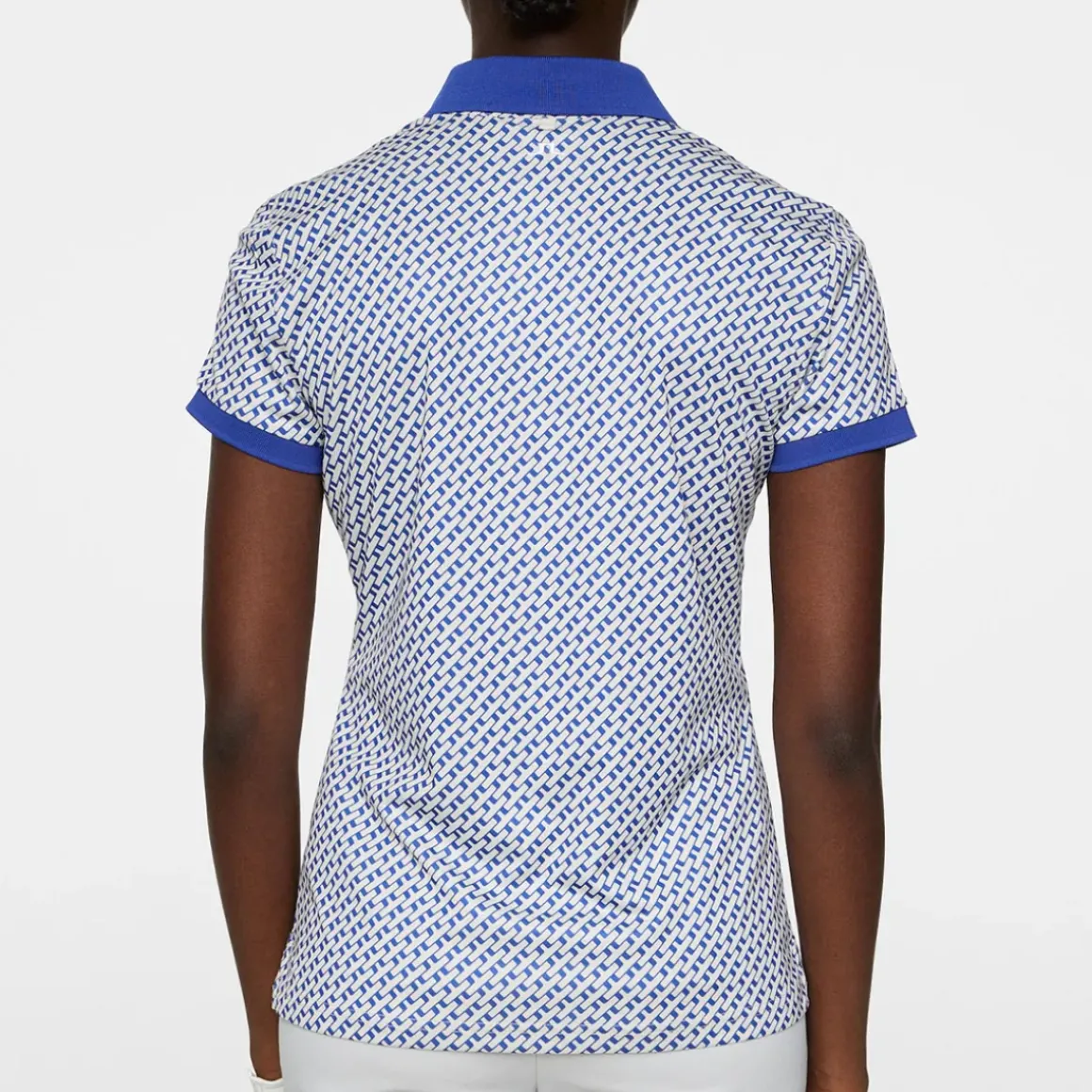 J.Lindeberg Ladies Tour Tech Print Golf Polo Shirt