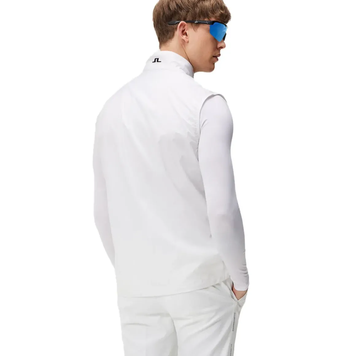J.Lindeberg Men's Ash Light Packable Golf Vest