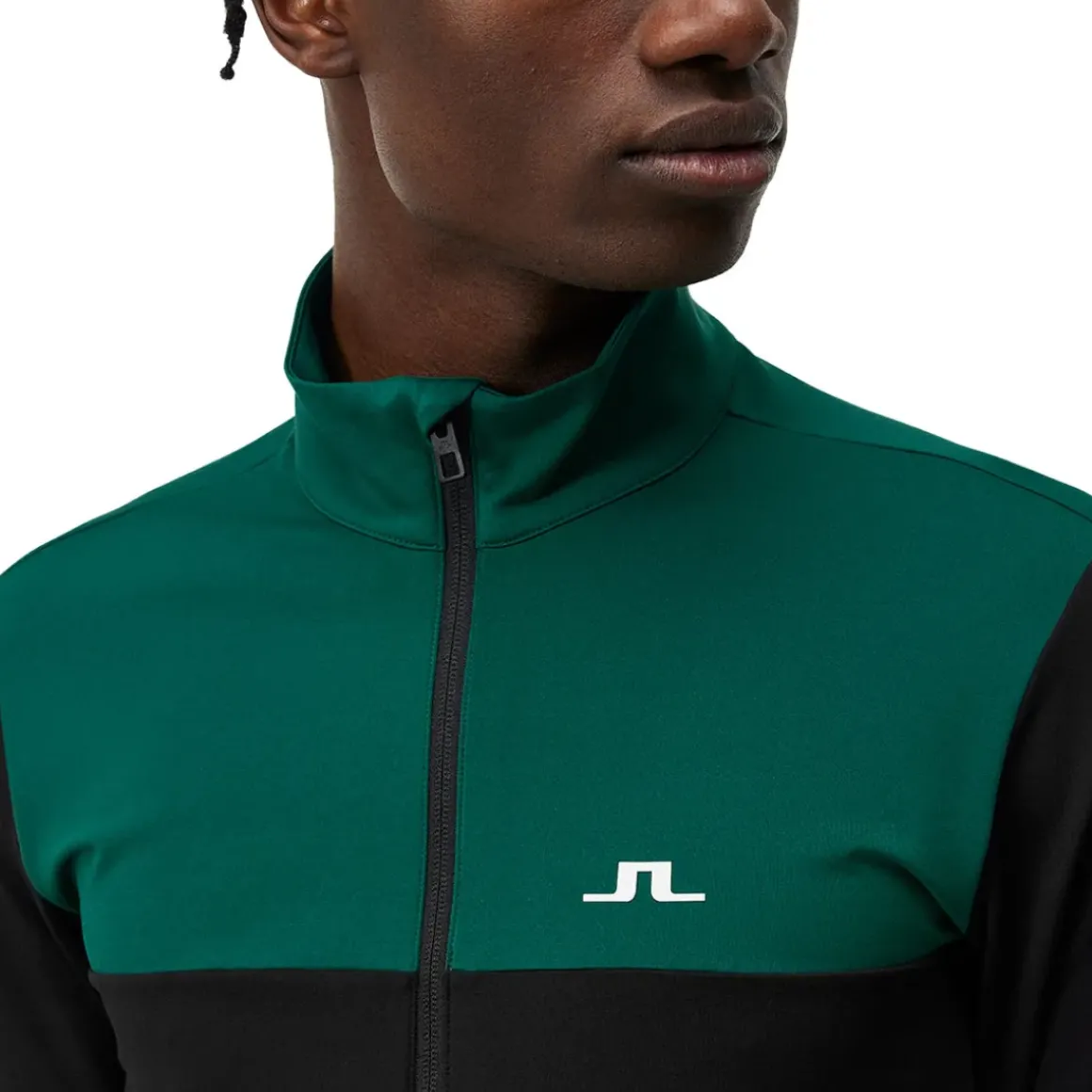 J.Lindeberg Men's Banks Full Zip Golf Midlayer