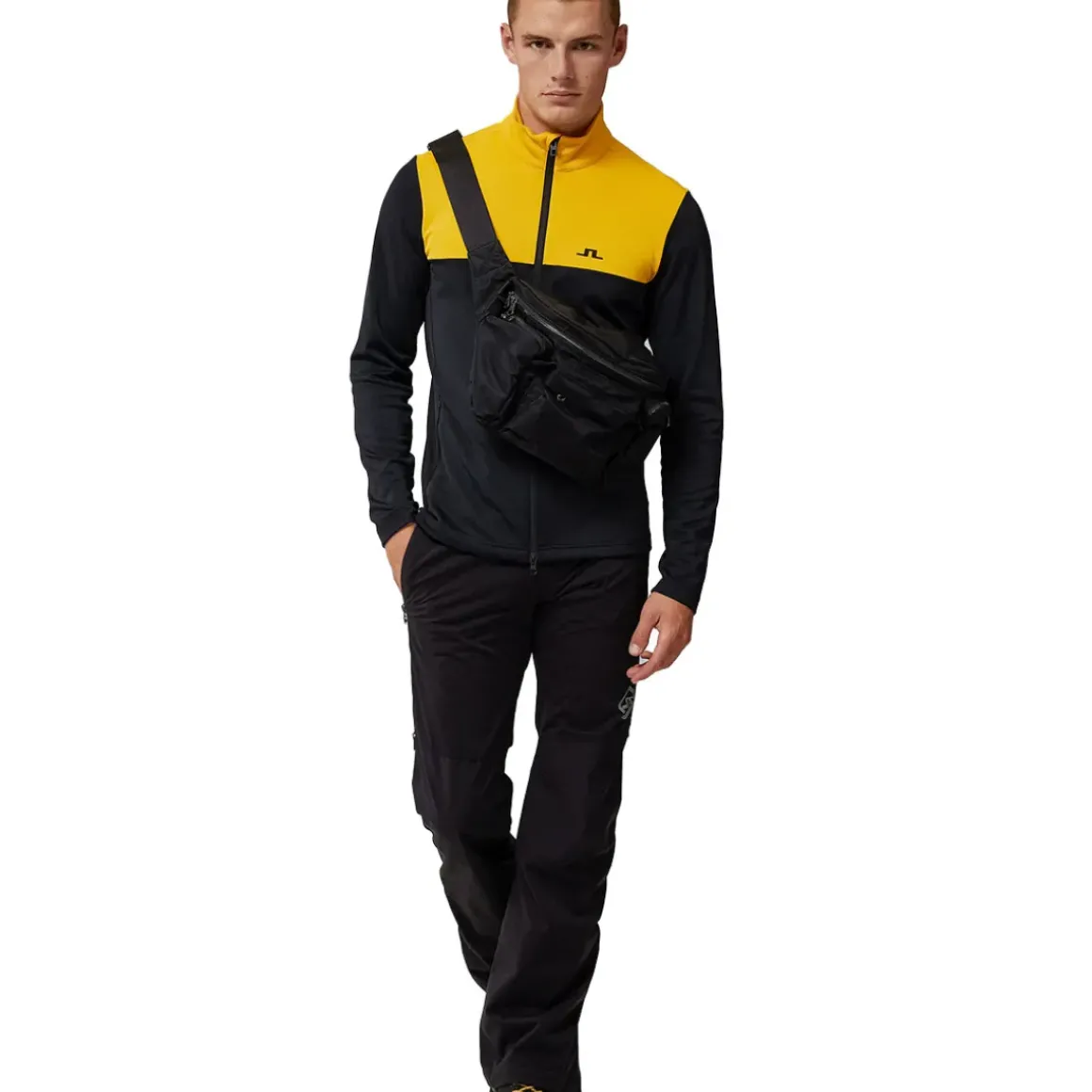 J.Lindeberg Men's Banks Golf Midlayer