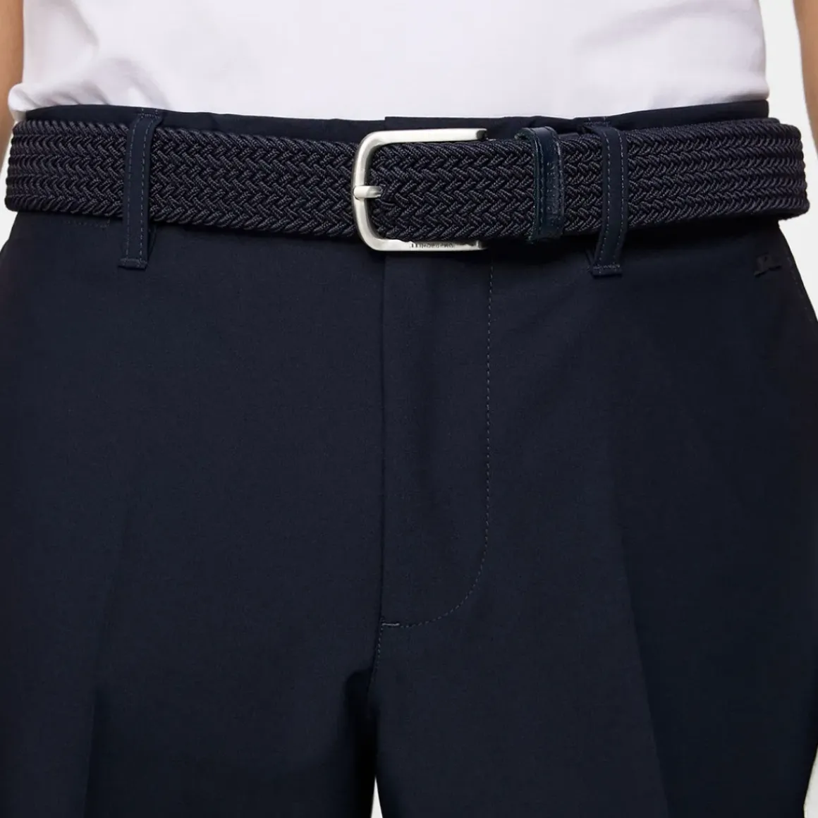 J.Lindeberg Men's Bernhard Braided Golf Belt