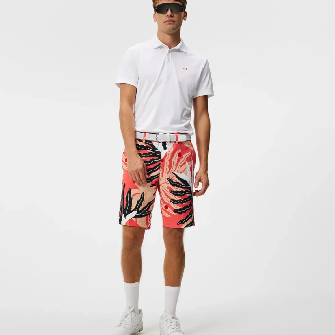 J.Lindeberg Men's Eloy Print Golf Shorts