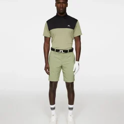 J.Lindeberg Men's Keenan Colorblock Golf Polo Shirt