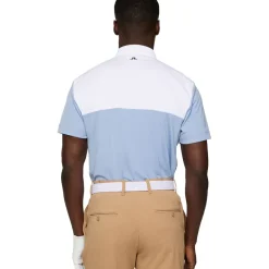 J.Lindeberg Men's Keenan Colorblock Golf Polo Shirt