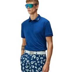 J.Lindeberg Men's KV Reg Fit Print Golf Polo Shirt