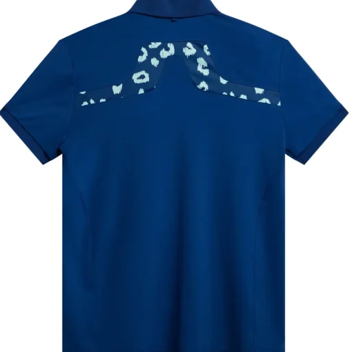 J.Lindeberg Men's KV Reg Fit Print Golf Polo Shirt