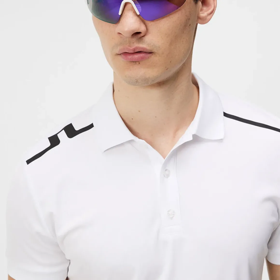 J.Lindeberg Men's Lionel Shoulder Golf Polo Shirt
