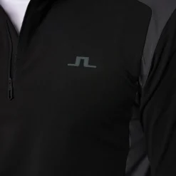 J.Lindeberg Men's Lukas Quarter Zip Golf Mid Layer