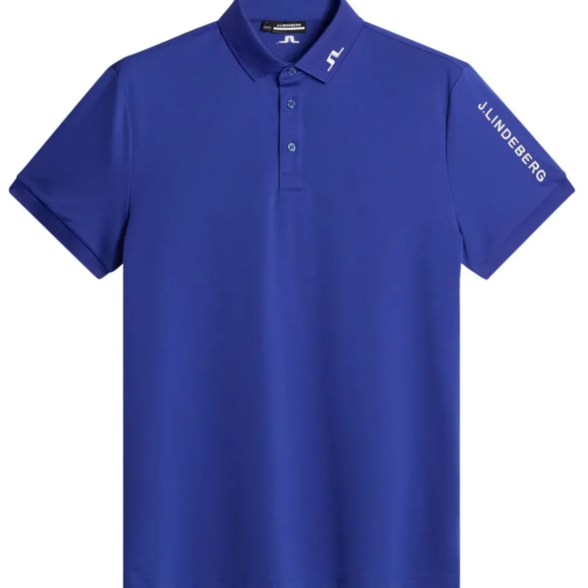 J.Lindeberg Men's Tour Tech Arm Logo Golf Polo Shirt