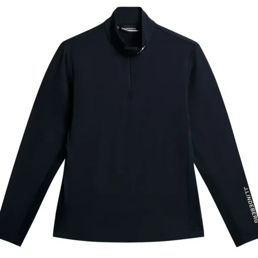 J.Lindeberg Men's Tour Tech Quarter Zip Golf Mid Layer