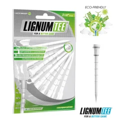 Lignum Composite 82mm Wooden Golf Tees - 12 Pack