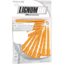 Lignum Composite 72mm Wooden Golf Tees - 12 Pack