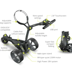 Motocaddy M3 GPS Standard Range Lithium Electric Golf Trolley