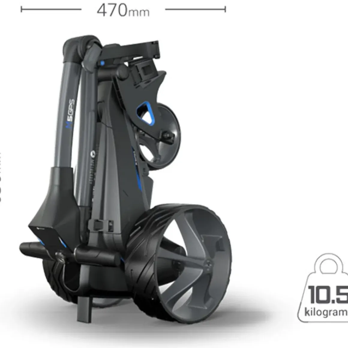Motocaddy M5 GPS Standard Lithium Electric Golf Trolley