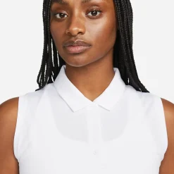 Nike Ladies Dri-FIT Victory Sleeveless Golf Polo Shirt