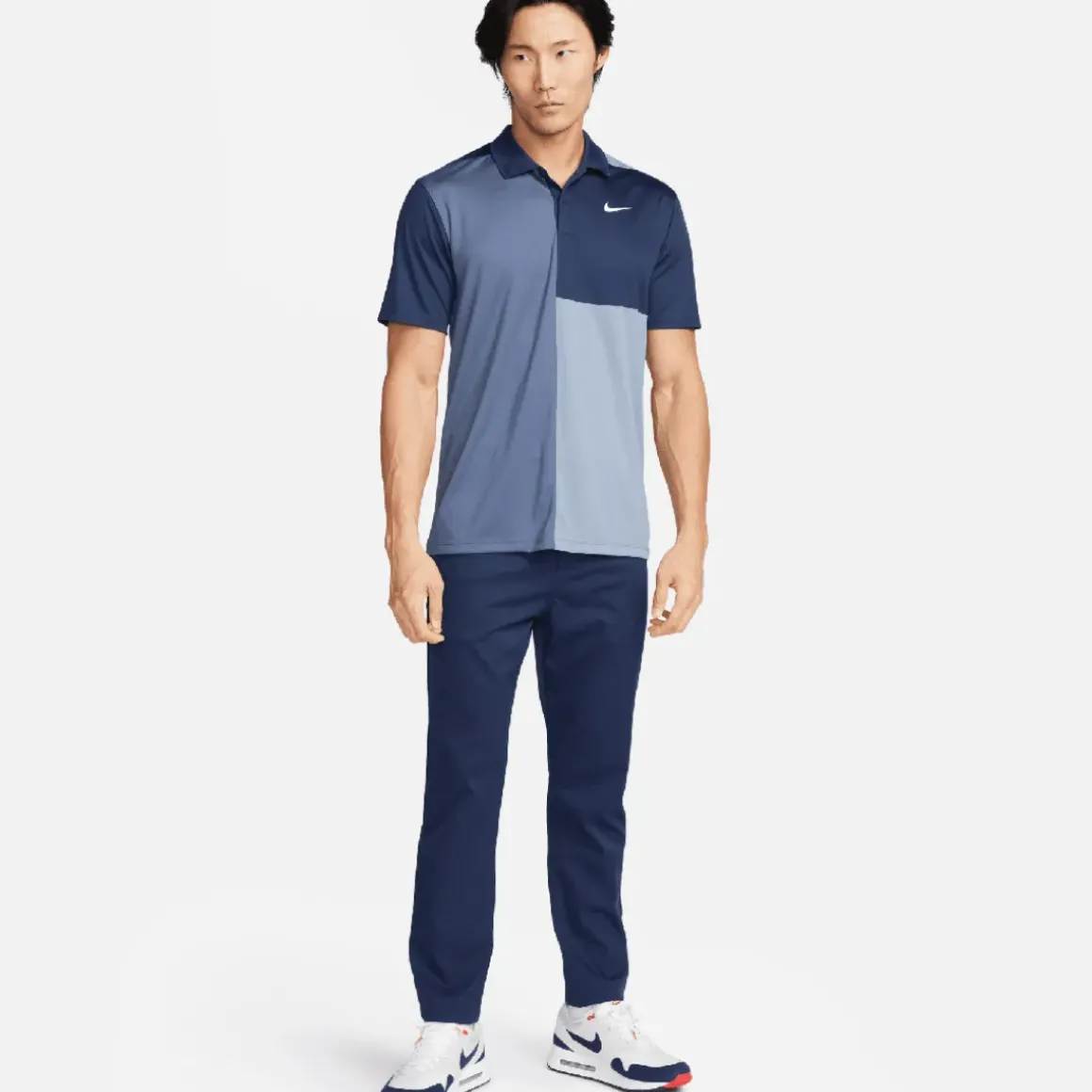 Nike Men's Dri-FIT+ Victory Blocked Golf Polo Shirt