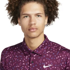 Nike Men's Micro Floral Tour Golf Polo Shirt