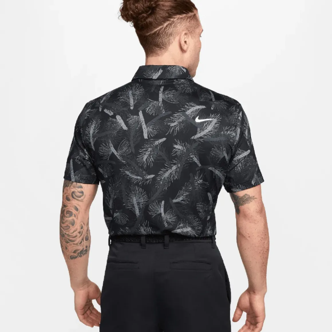 Nike Men's Tour Pine Print Golf Polo Shirt