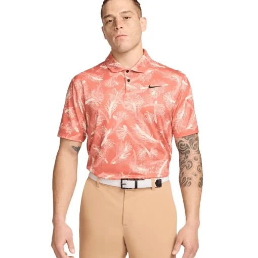 Nike Men's Tour Pine Print Golf Polo Shirt