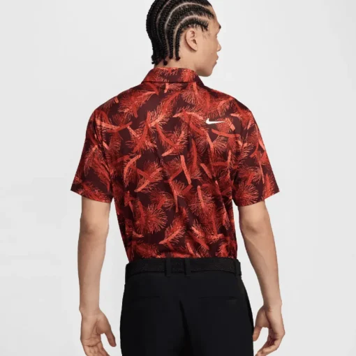 Nike Men's Tour Pine Print Golf Polo Shirt