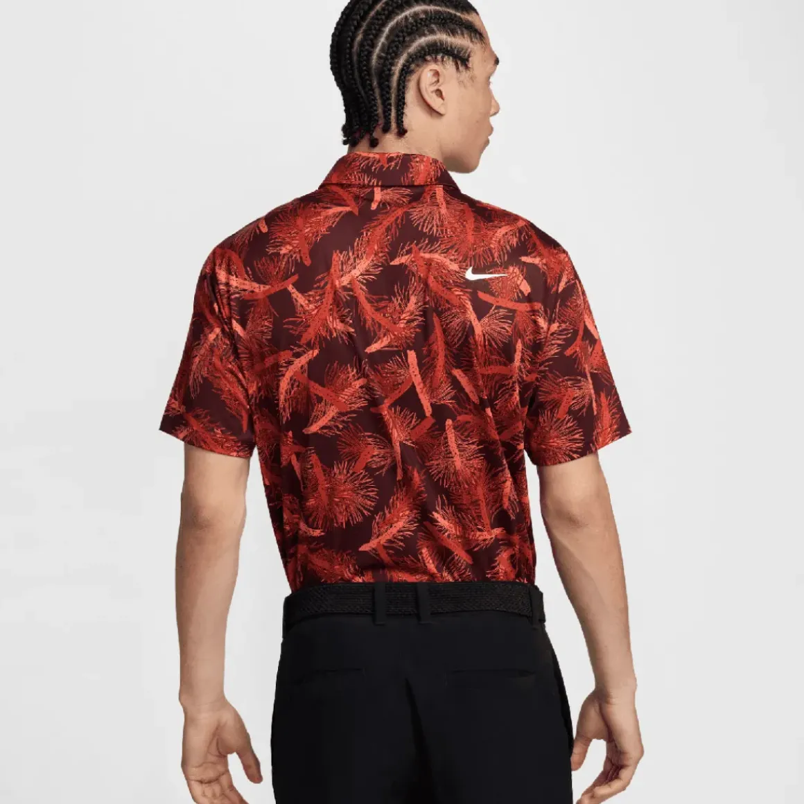 Nike Men's Tour Pine Print Golf Polo Shirt