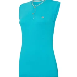 OCEANTEE Ladies Oceanic Sleeveless Breathable Golf Polo Shirt