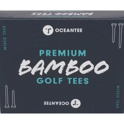 OCEANTEE Mixed Bamboo Golf Tees - 30 Pack