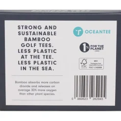 OCEANTEE Mixed Bamboo Golf Tees - 30 Pack