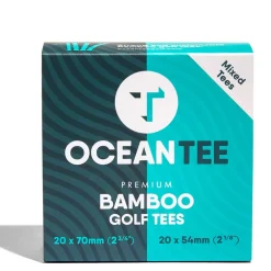 OCEANTEE 54mm & 70mm Bamboo Golf Tees - 40 Mixed Pack