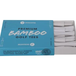 OCEANTEE 69mm Bamboo Castle Golf Tees - 15 Pack