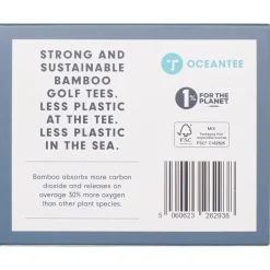 OCEANTEE 54mm Bamboo Golf Tees - 30 Pack