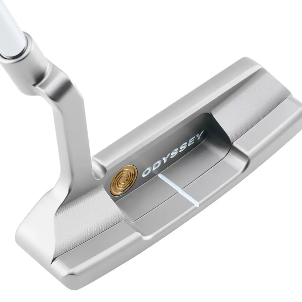 Odyssey Ai-ONE Milled Silver Two T Crank Hosel Pistol Golf Putter