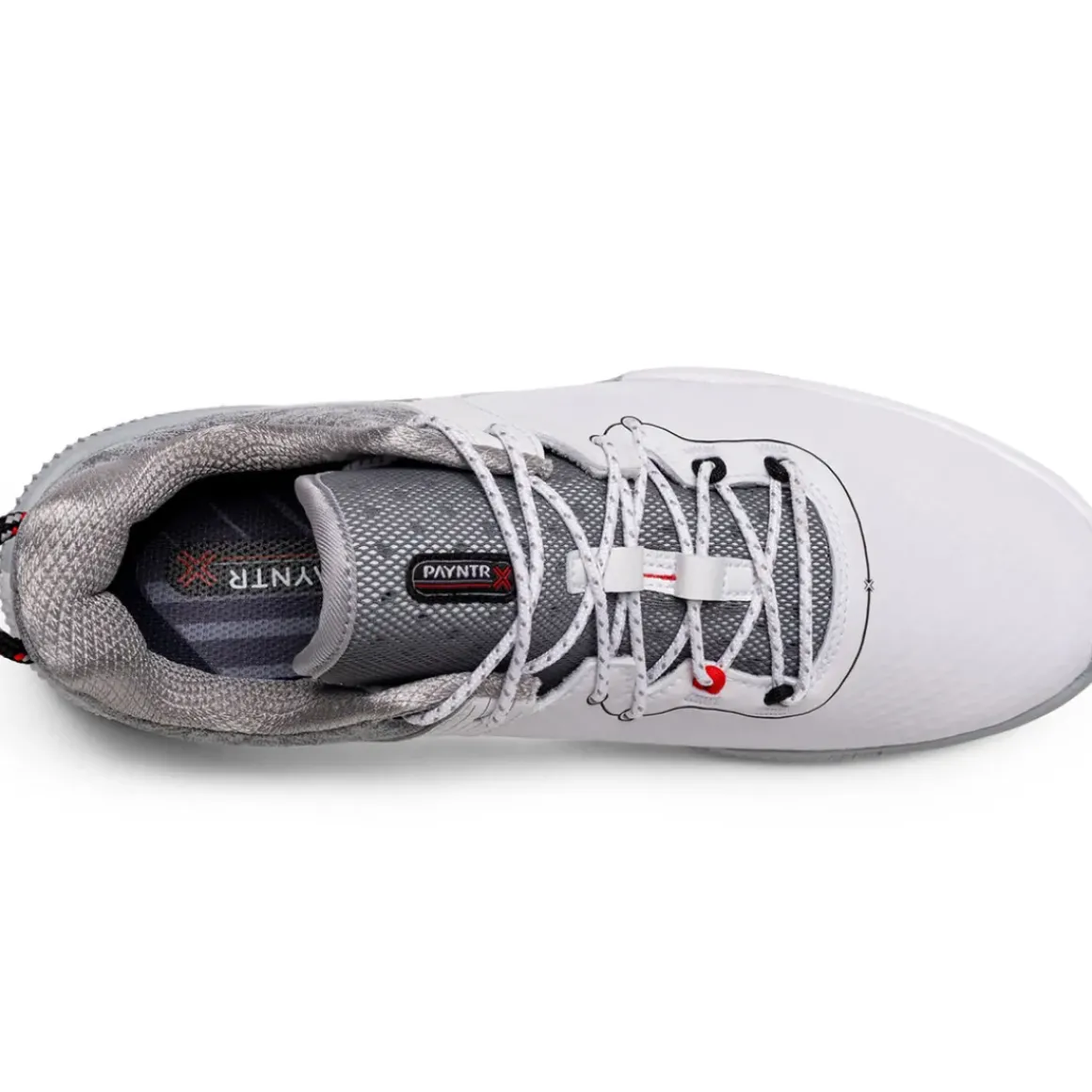 PAYNTR Men's X-001F Waterproof Spikeless Golf Shoes