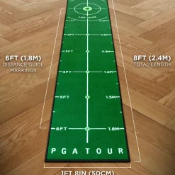 PGA Tour 8FT Deluxe Golf Putting Mat