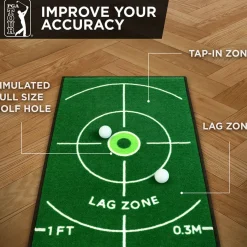 PGA Tour 8FT Deluxe Golf Putting Mat