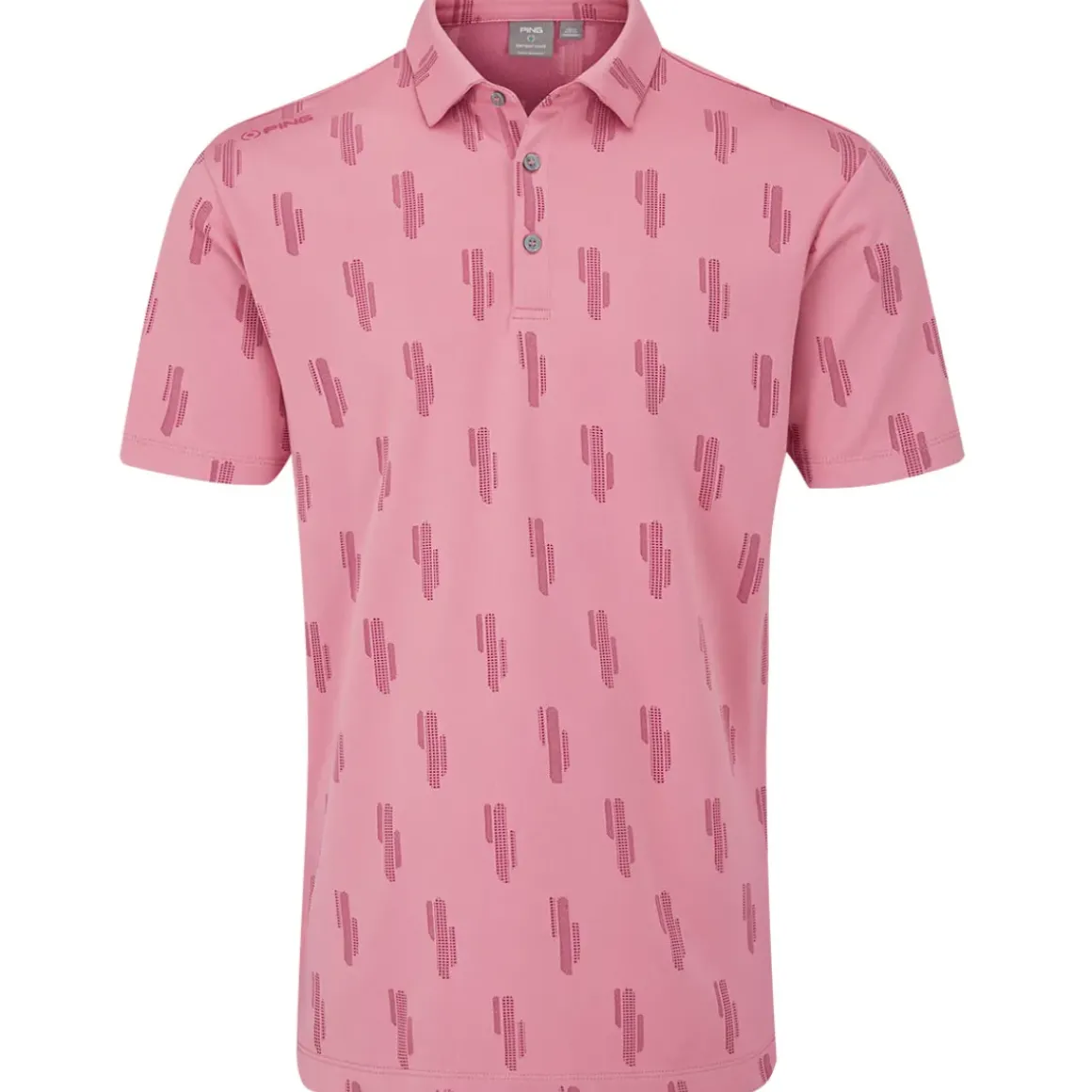 PING Men's Arizona Cactus Golf Polo Shirt