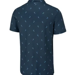 PING Men's Gold Putter Print Golf Polo Shirt
