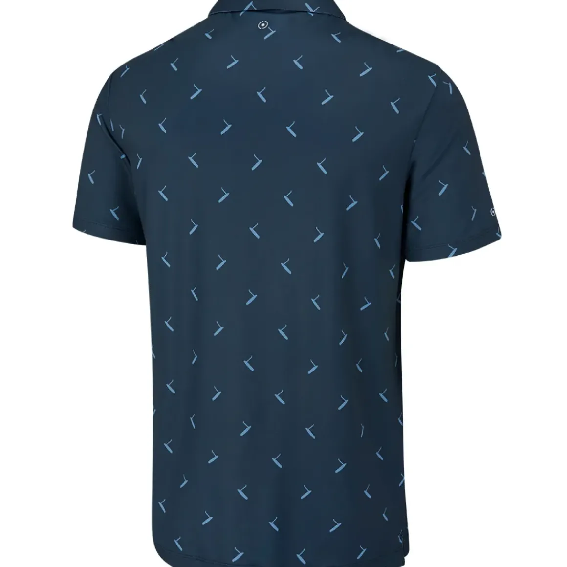 PING Men's Gold Putter Print Golf Polo Shirt