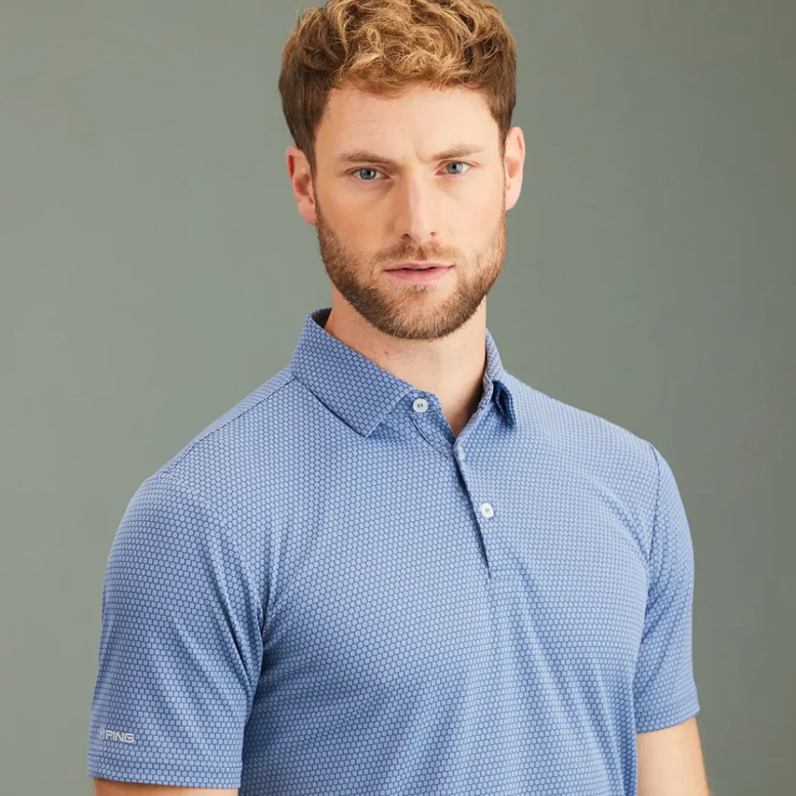 PING Men's Halcyon Golf Polo Shirt