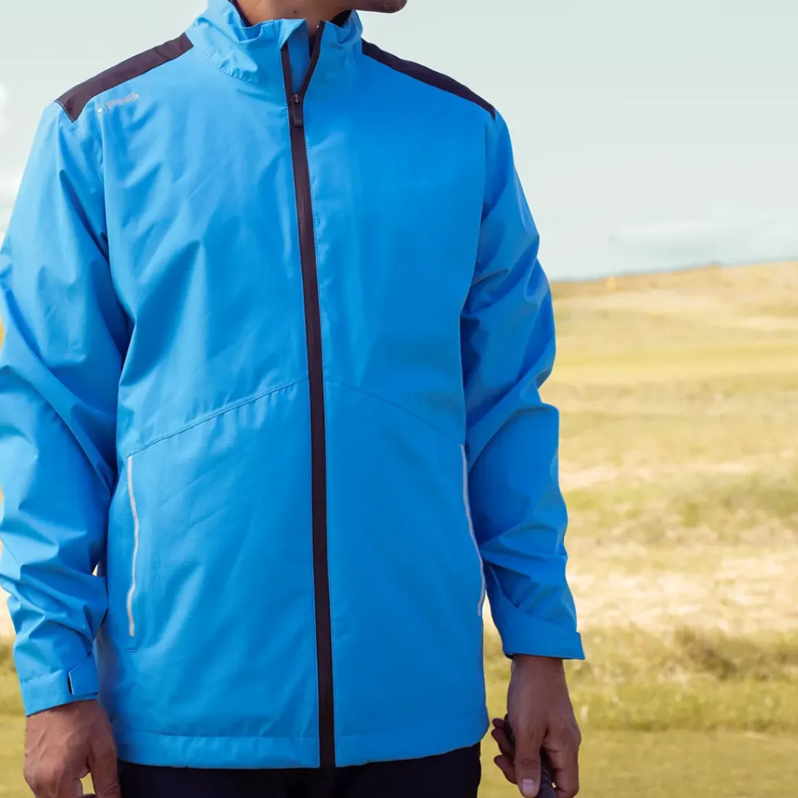 PING Men's Sensordry S2 Full Zip Waterproof Golf Jacket