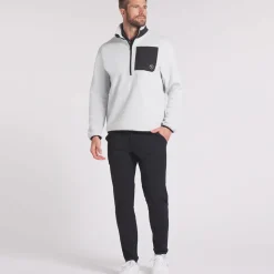 PUMA Fleece Pocket Half Zip Golf Mid Layer