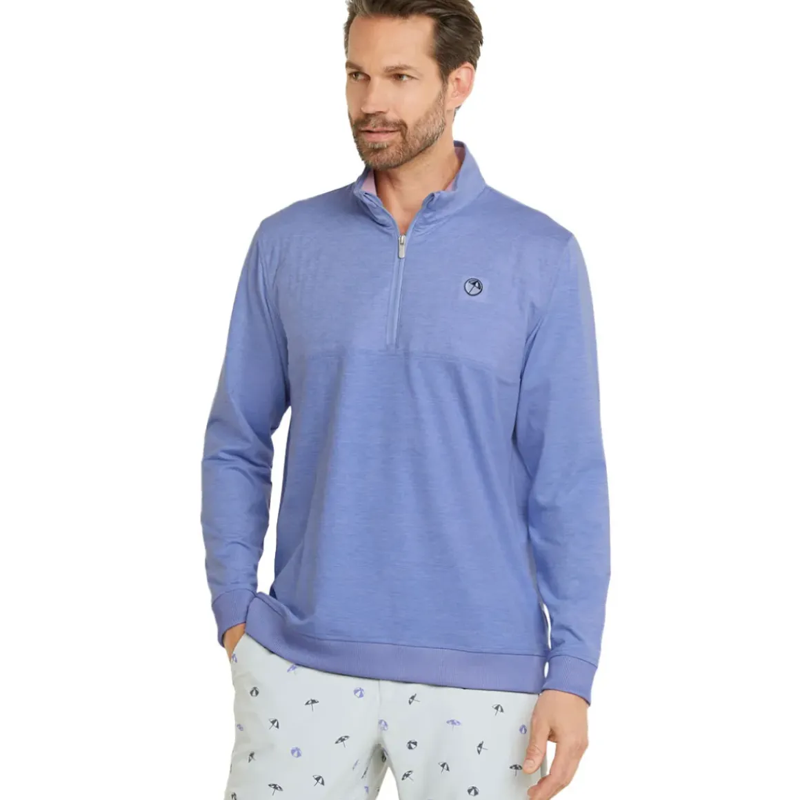 PUMA Men's AP CLOUDSPUN Castle Half Zip Golf Midlayer