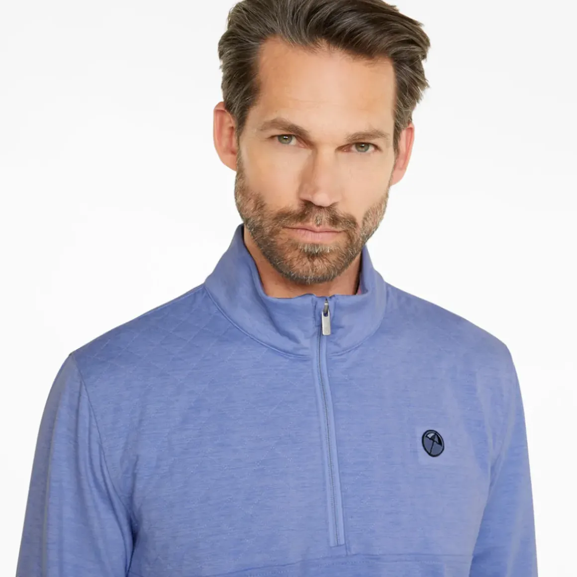 PUMA Men's AP CLOUDSPUN Castle Half Zip Golf Midlayer