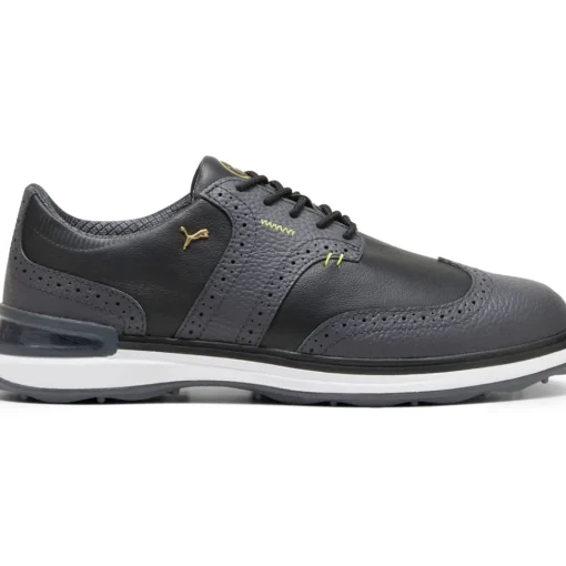 PUMA Men's Avant Wingtip Waterproof Spikeless Golf Shoes