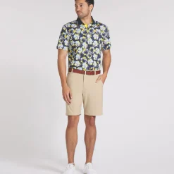 PUMA Men's Borrego Print Golf Polo Shirt