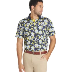 PUMA Men's Borrego Print Golf Polo Shirt