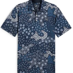 PUMA Men's CLOUDSPUN Bloom Golf Polo Shirt