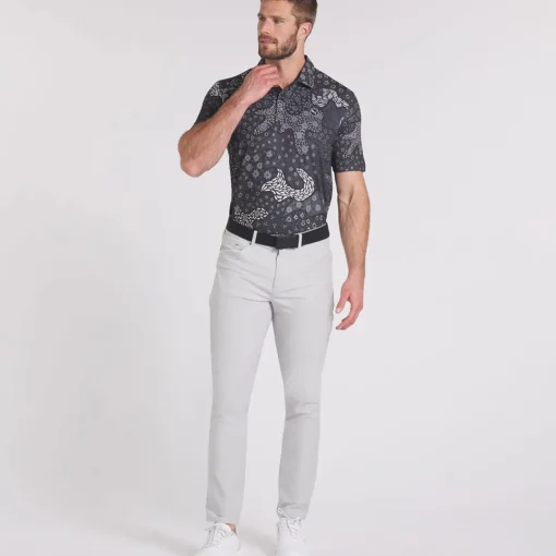PUMA Men's CLOUDSPUN Bloom Golf Polo Shirt