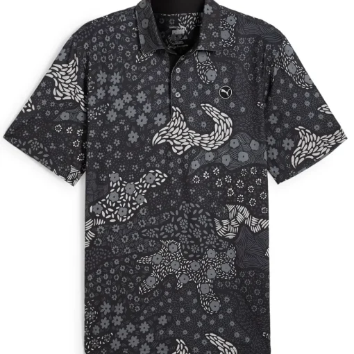 PUMA Men's CLOUDSPUN Bloom Golf Polo Shirt